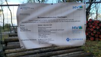 Info-Banner am Lagerplatz im Gespensterwald Info-Banner am Lagerplatz im Gespensterwald