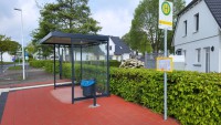 Nienhagen, Bushaltestelle Kliffstrasse fertig