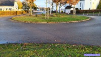 Nienhagen, Kreisverkehr Kliffstrasse
