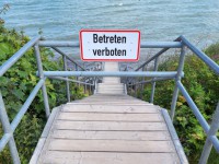 Ostseebad Nienhagen: Treppe am Schulweg